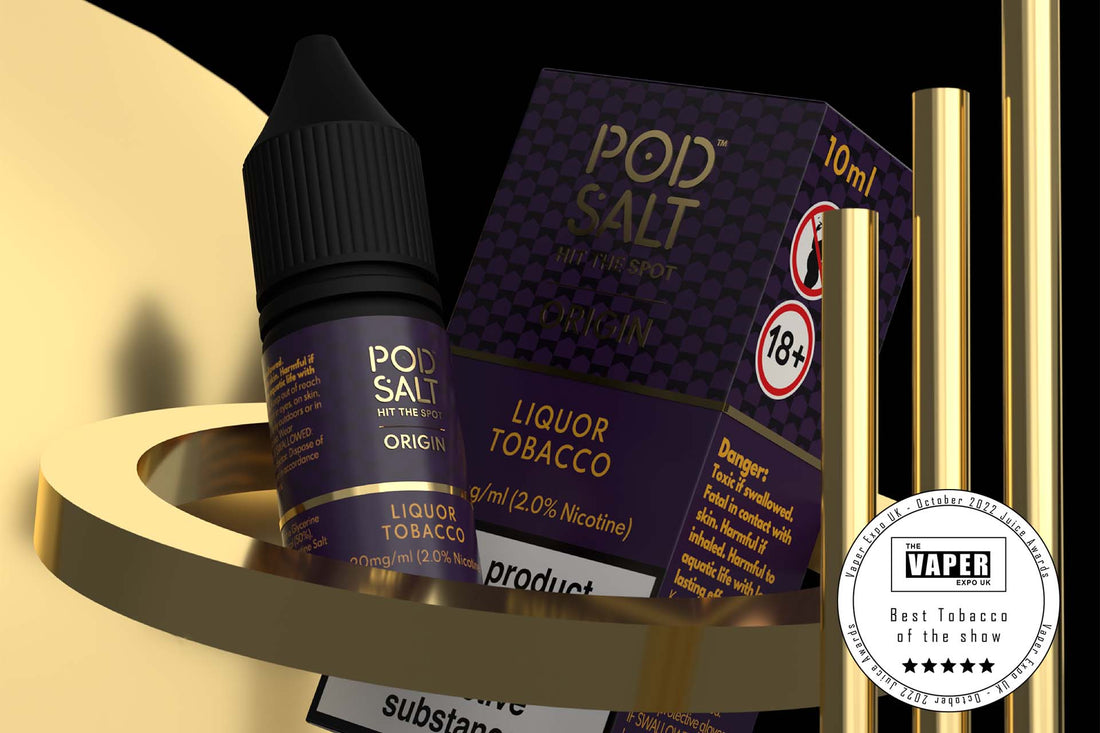 Pod Salt Takes Best Tobacco Award at Vaper Expo