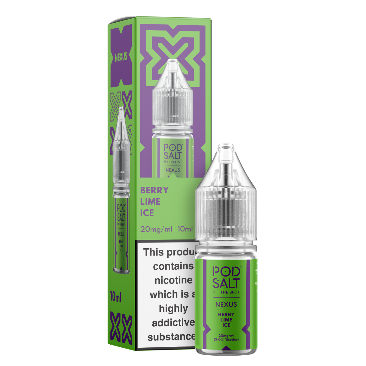 Nexus Berry Lime Ice 10ml Nicotine Salt E-Liquid