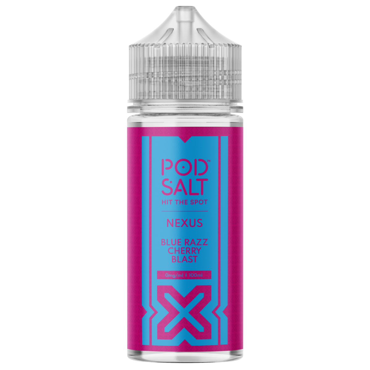 Pod Salt Nexus Blue Razz Cherry Blast 100ml Shortfill E-Liquid