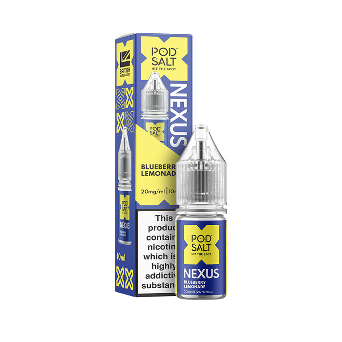Pod Salt Nexus Blueberry Lemonade 10ml Nicotine Salt E-Liquid Pod Salt UK Pod Salt Nexus Blueberry Lemonade 10ml Nicotine Salt E-Liquid Pod Salt UK