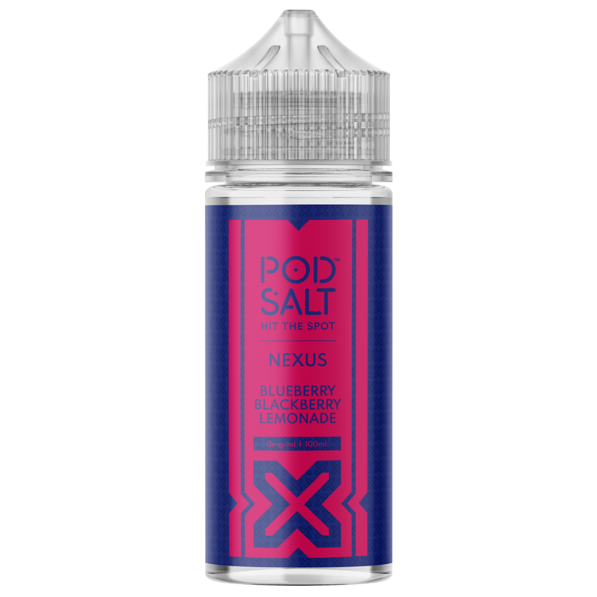 Pod Salt Nexus Blueberry Blackberry Lemonade 100ml Shortfill E-Liquid
