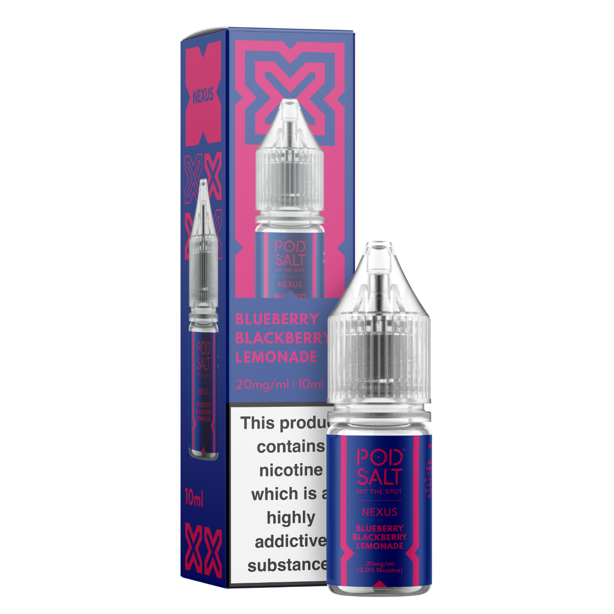 Nexus Blueberry Blackberry Lemonade 10ml Nicotine Salt E-Liquid