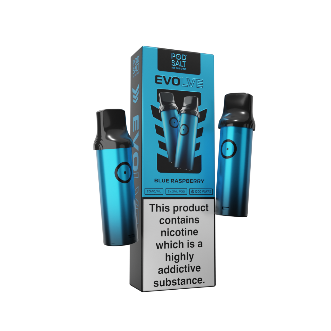 Pod Salt Evolve Pods Blue Raspberry