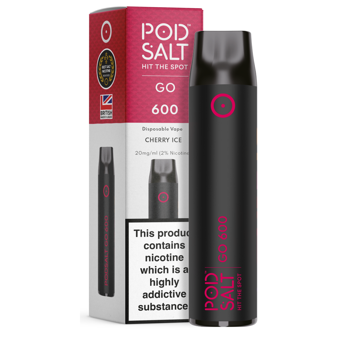 Pod Salt GO 600 Cherry Ice Disposable Device