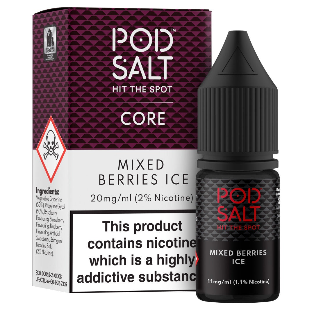 Pod Salt Mixed Berries Ice 10ml Nicotine Salt E-Liquid