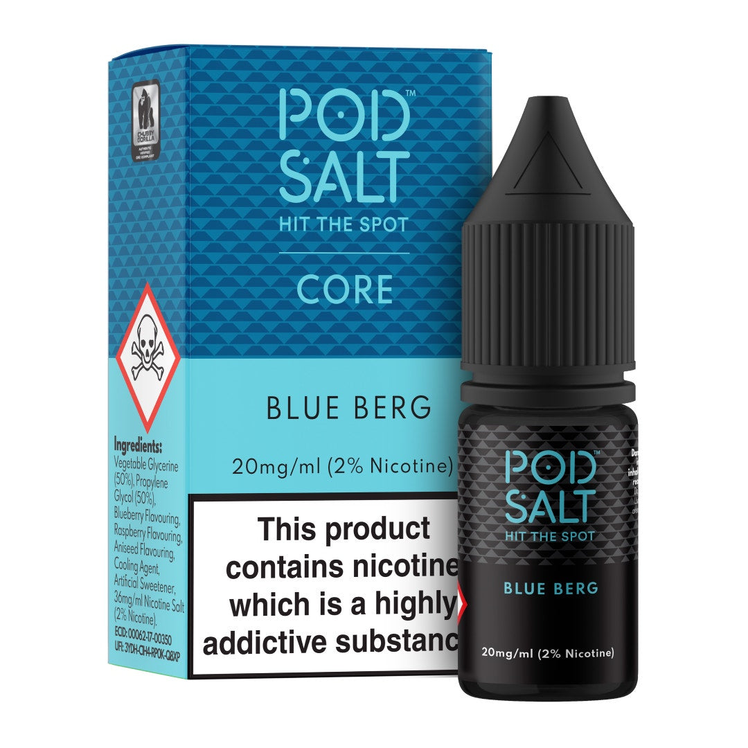 Pod Salt | Nicotine Salt E-Liquid | Blue Berg Pod Salt UK Pod Salt | Nicotine Salt E-Liquid | Blue Berg Pod Salt UK
