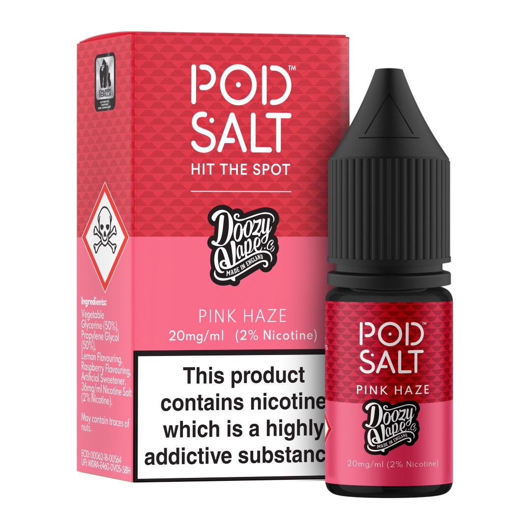 Pod Salt Pink Haze 10ml Nicotine Salt E-Liquid Fusion