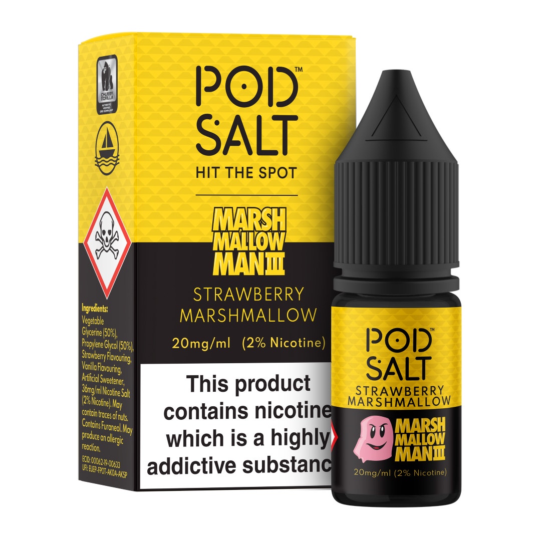 Pod Salt | Nicotine Salt E-liquid | Marshmallow Man 3 Pod Salt UK Pod Salt | Nicotine Salt E-liquid | Marshmallow Man 3 Pod Salt UK