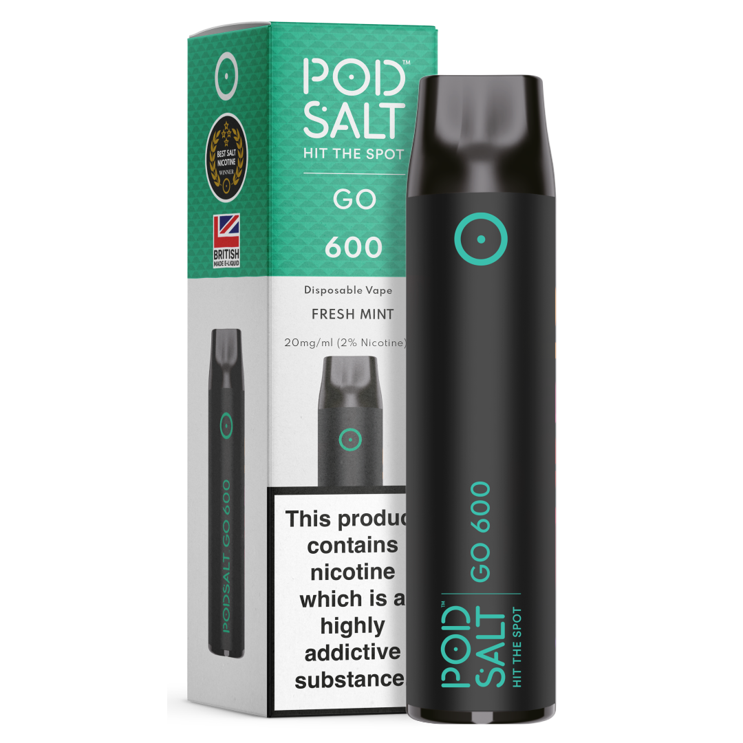Pod Salt GO 600 Fresh Mint Disposable Device