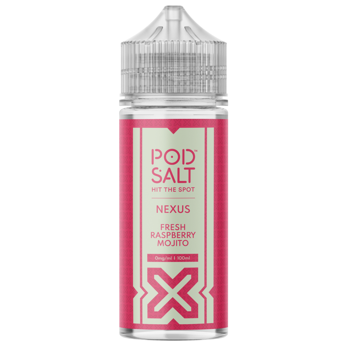 Pod Salt Nexus Fresh Raspberry Mojito 100ml Shortfill E-Liquid