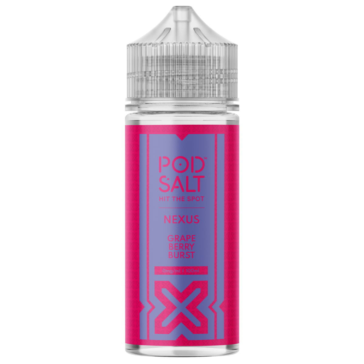 Pod Salt Nexus Grape Berry Burst 100ml Shortfill E-Liquid