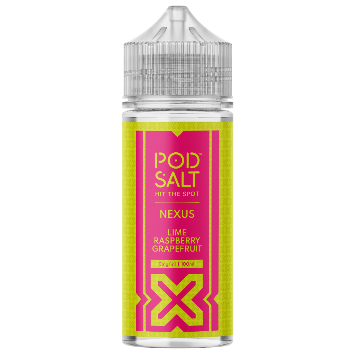 Pod Salt Nexus Lime Raspberry Grapefruit 100ml Shortfill E-Liquid