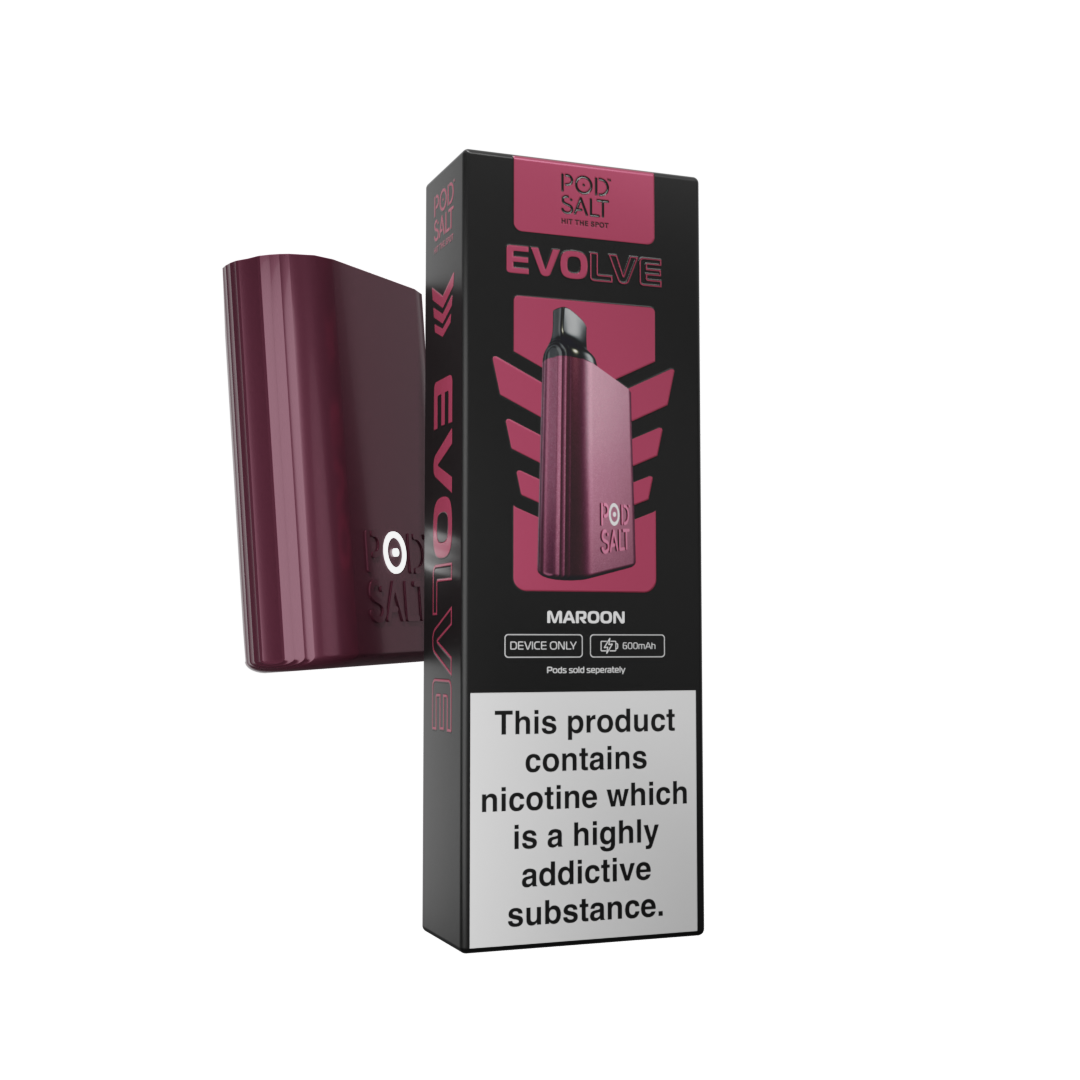 Pod Salt Evolve Device Only - Maroon (Box)