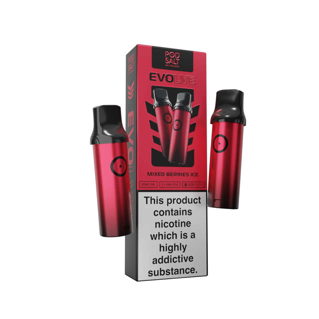 Pod Salt Evolve Pods Mixed Berries Ice