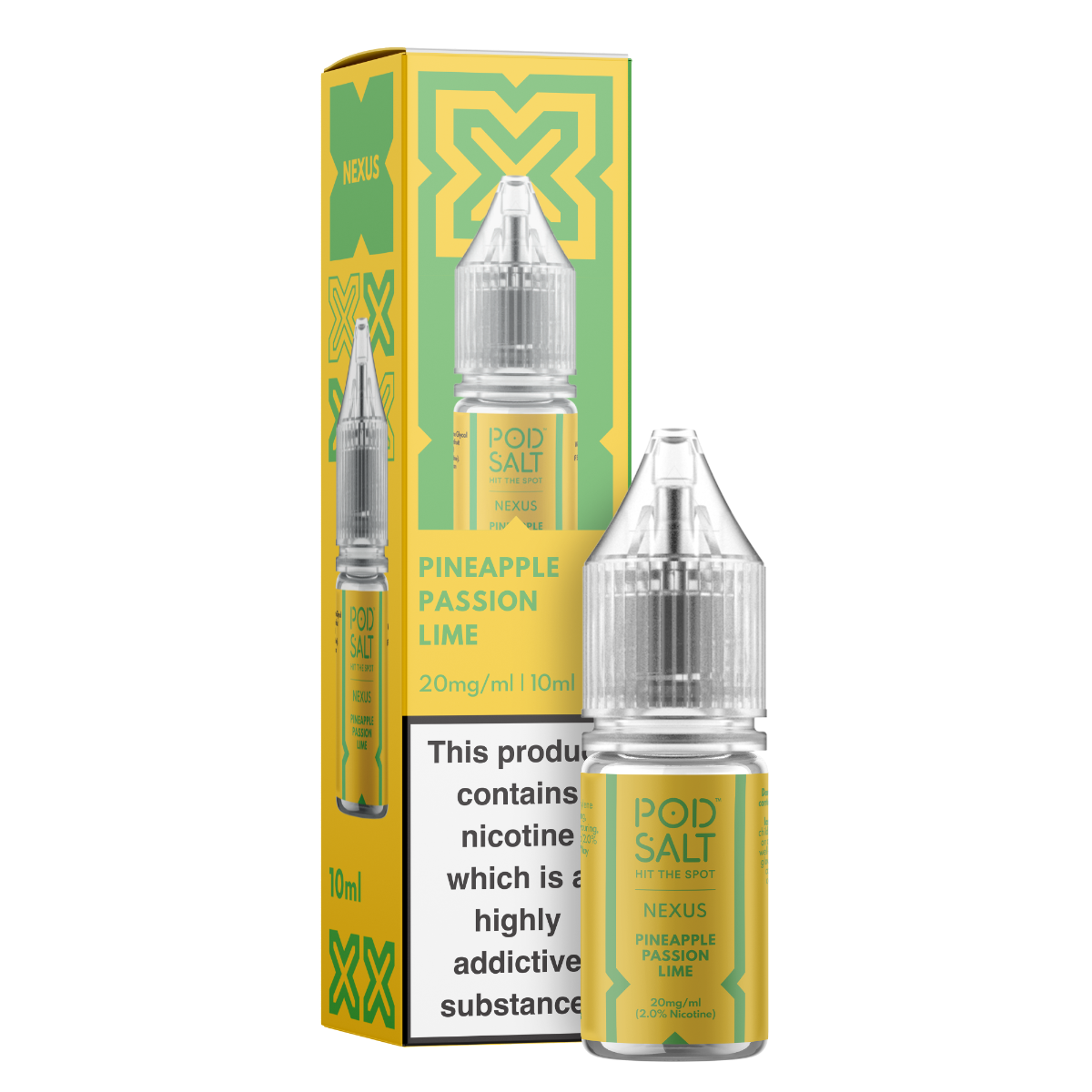 Nexus Pineapple Passion Lime 10ml Nicotine Salt E-Liquid