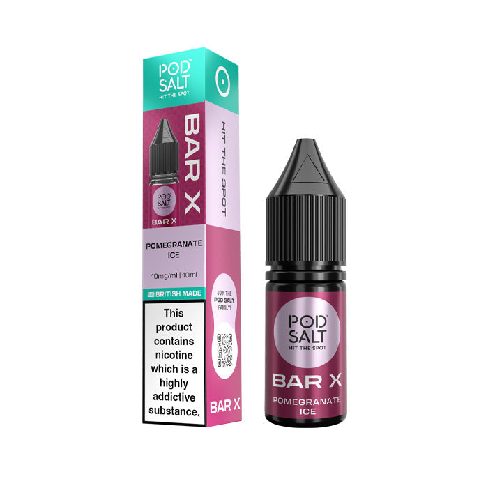 salt nic vape pen Pod Bar X Pomegranate Ice Salt E-Liquid – Pod Salt UK SMOKTech Pod Cartridge | Drag 6 Pod Vape Device Color:Design Series - Shroom Glow