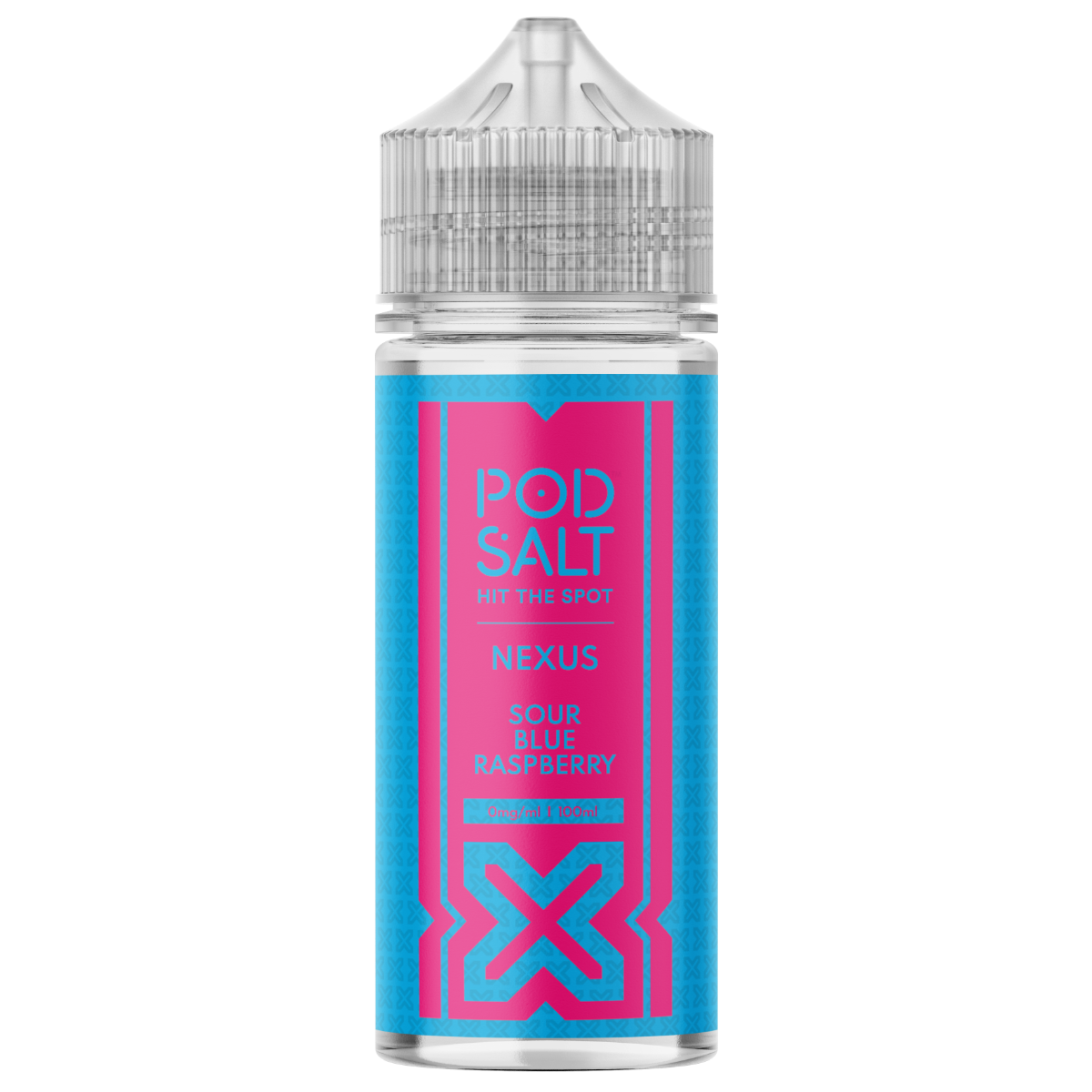 Pod Salt Nexus Sour Blue Raspberry 100ml Shortfill E-Liquid