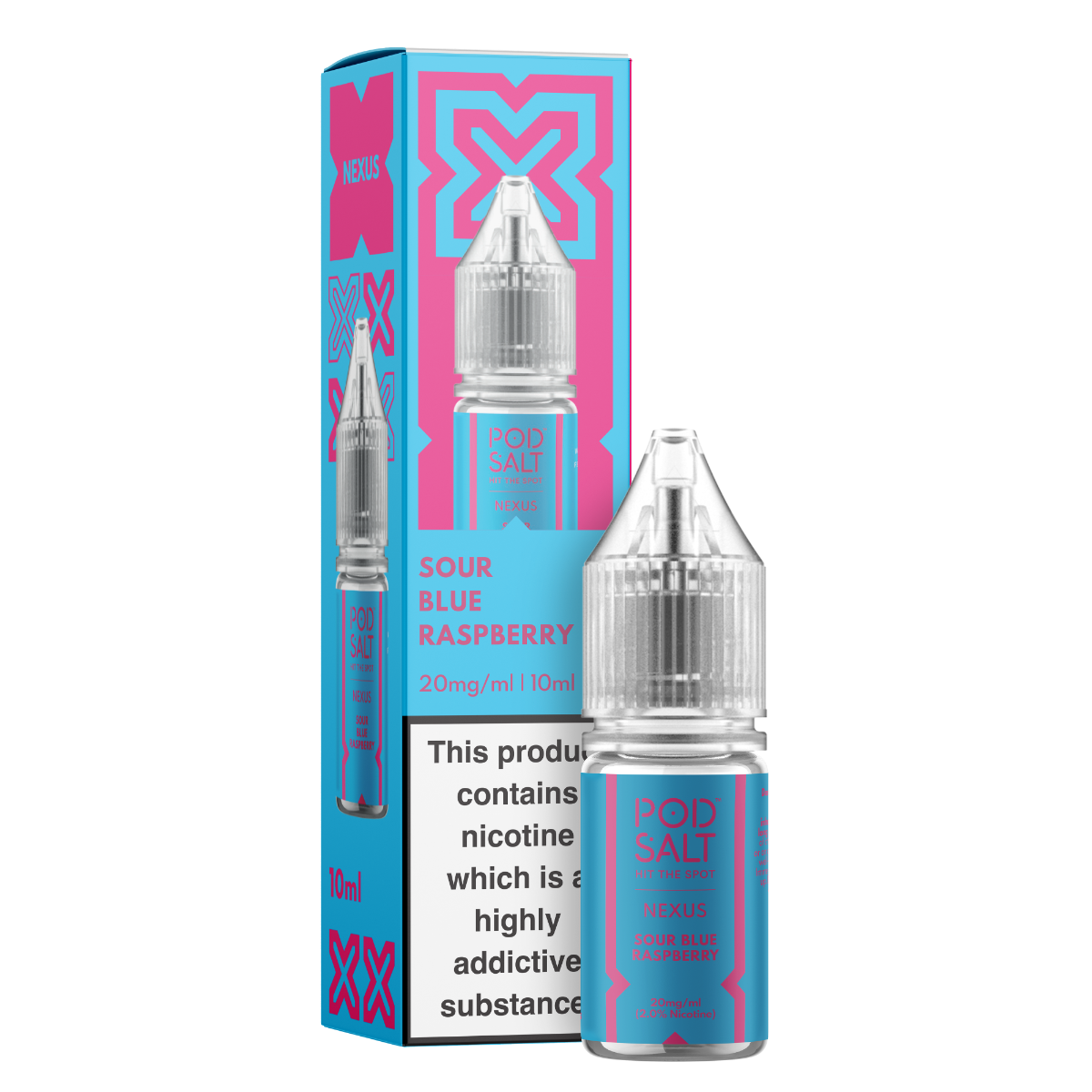 Pod Salt Nexus Sour Blue Raspberry Nicotine Salt E-Liquid Pod Salt UK Pod Salt Nexus Sour Blue Raspberry Nicotine Salt E-Liquid Pod Salt UK