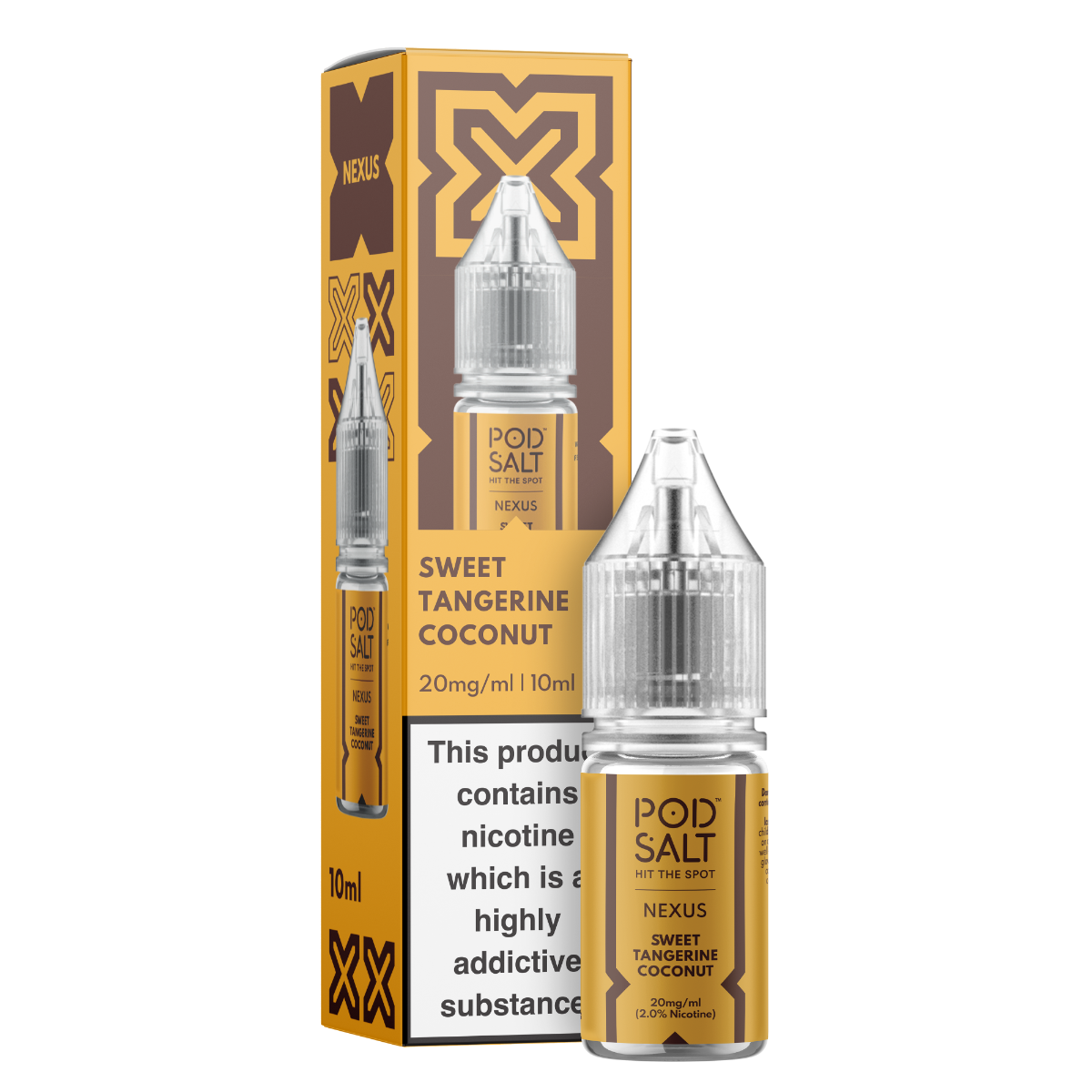 Nexus Sweet Tangerine Coconut 10ml Nicotine Salt E-Liquid