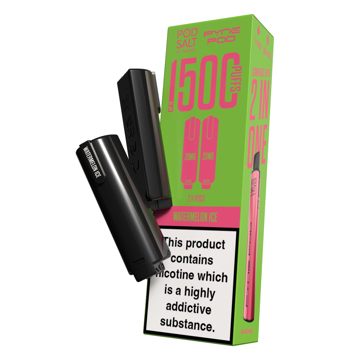 Pod Salt Pyne Pod 2 in One Pods Watermelon Ice