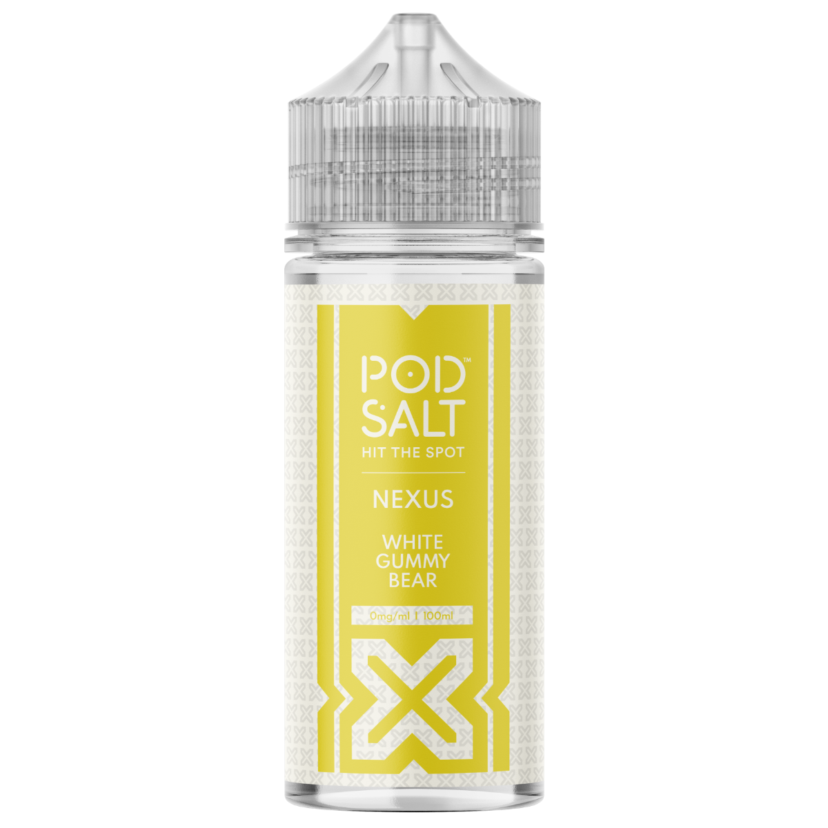 Pod Salt Nexus White Gummy Bear 100ml Shortfill E-Liquid Pod Salt UK Pod Salt Nexus White Gummy Bear 100ml Shortfill E-Liquid Pod Salt UK