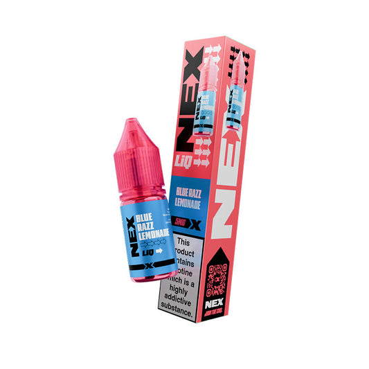Blue Razz Lemonade NexLiq 10ml Nic Salt E-Liquid and Box