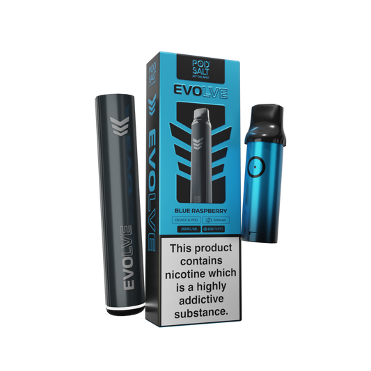 Pod Salt Evolve Starter Kit Blue Raspberry