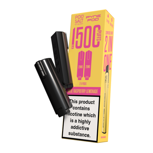 Pod Salt Pyne Pod 2 in One Pods Blue Raspberry Lemonade