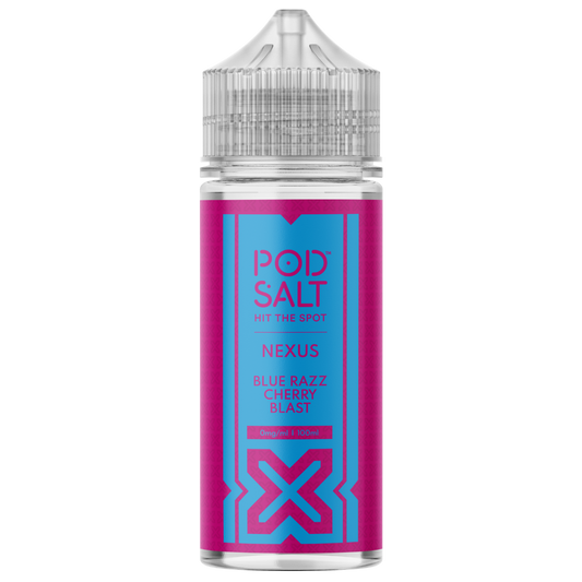 Pod Salt Nexus Blue Razz Cherry Blast 100ml Shortfill E-Liquid
