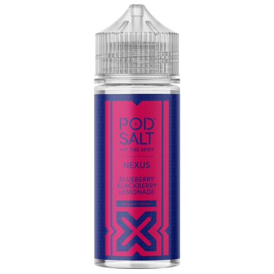 Pod Salt Nexus Blueberry Blackberry Lemonade 100ml Shortfill E-Liquid