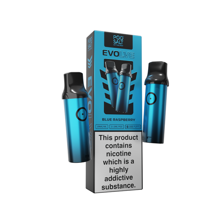 Z Pods Blue Raspberry Pod Salt Evolve Pods Blue Raspberry – Pod Salt UK