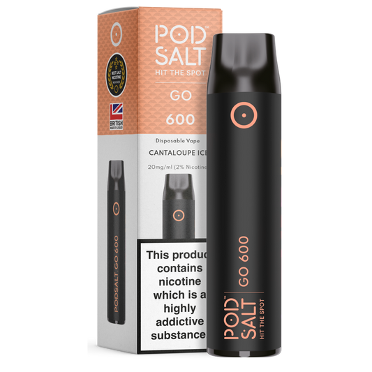 Pod Salt GO 600 Cantaloupe Ice Disposable Device