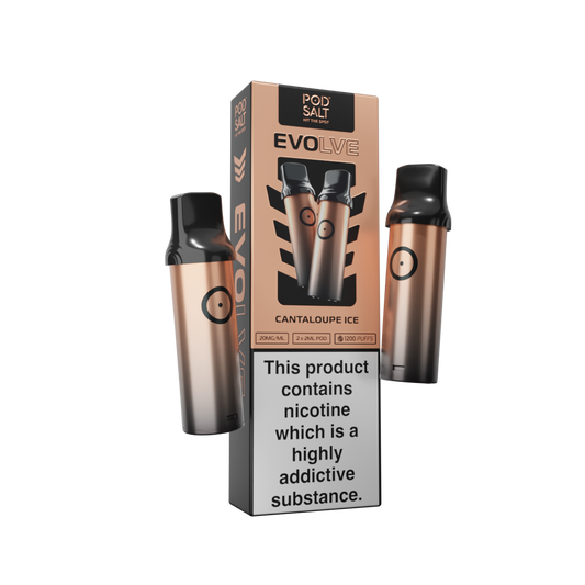 Pod Salt Evolve Pods Cantaloupe Ice