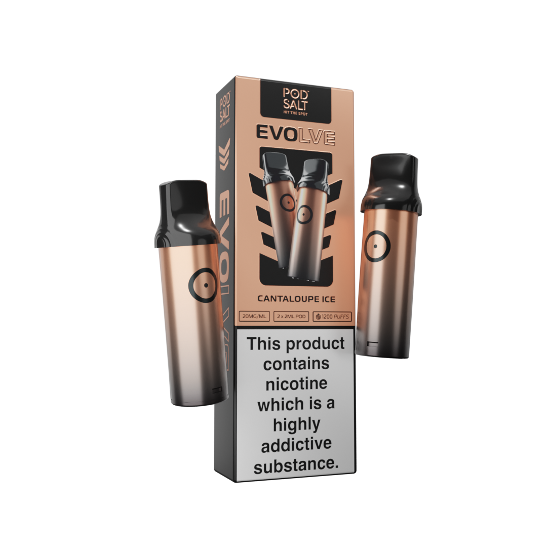 Pod Salt Evolve Pods Cantaloupe Ice