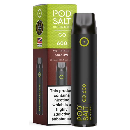 Pod Salt GO 600 Cola Lime Disposable Device