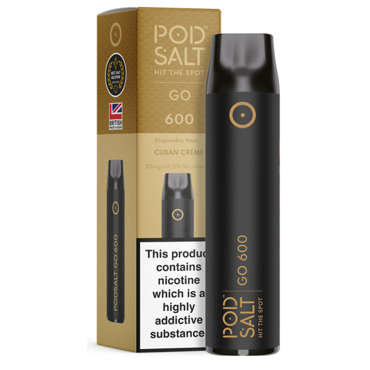 Pod Salt Origin GO 600 Cuban Creme Disposable Device