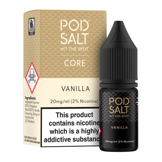 Pod Salt Vanilla 10ml Nicotine Salt E-Liquid