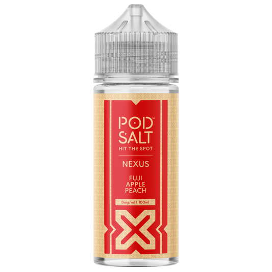 Pod Salt Nexus Fuji Apple Peach 100ml Shortfill E-Liquid