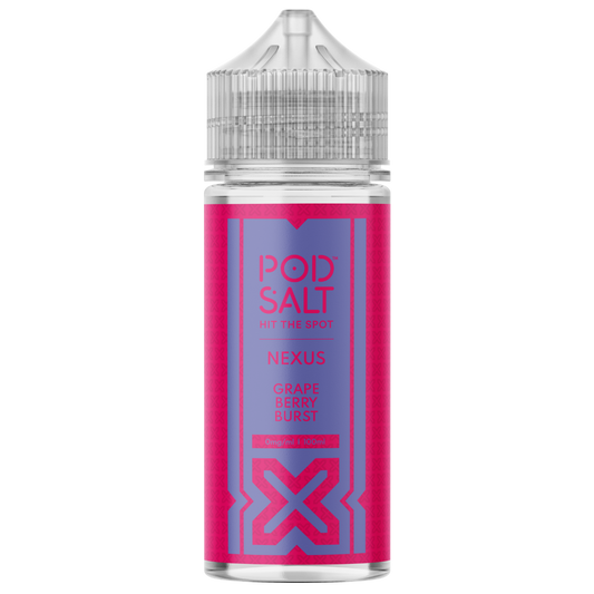 Pod Salt Nexus Grape Berry Burst 100ml Shortfill E-Liquid