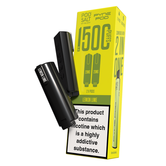 Pod Salt Pyne Pod 2 in One Pods Lemon Lime