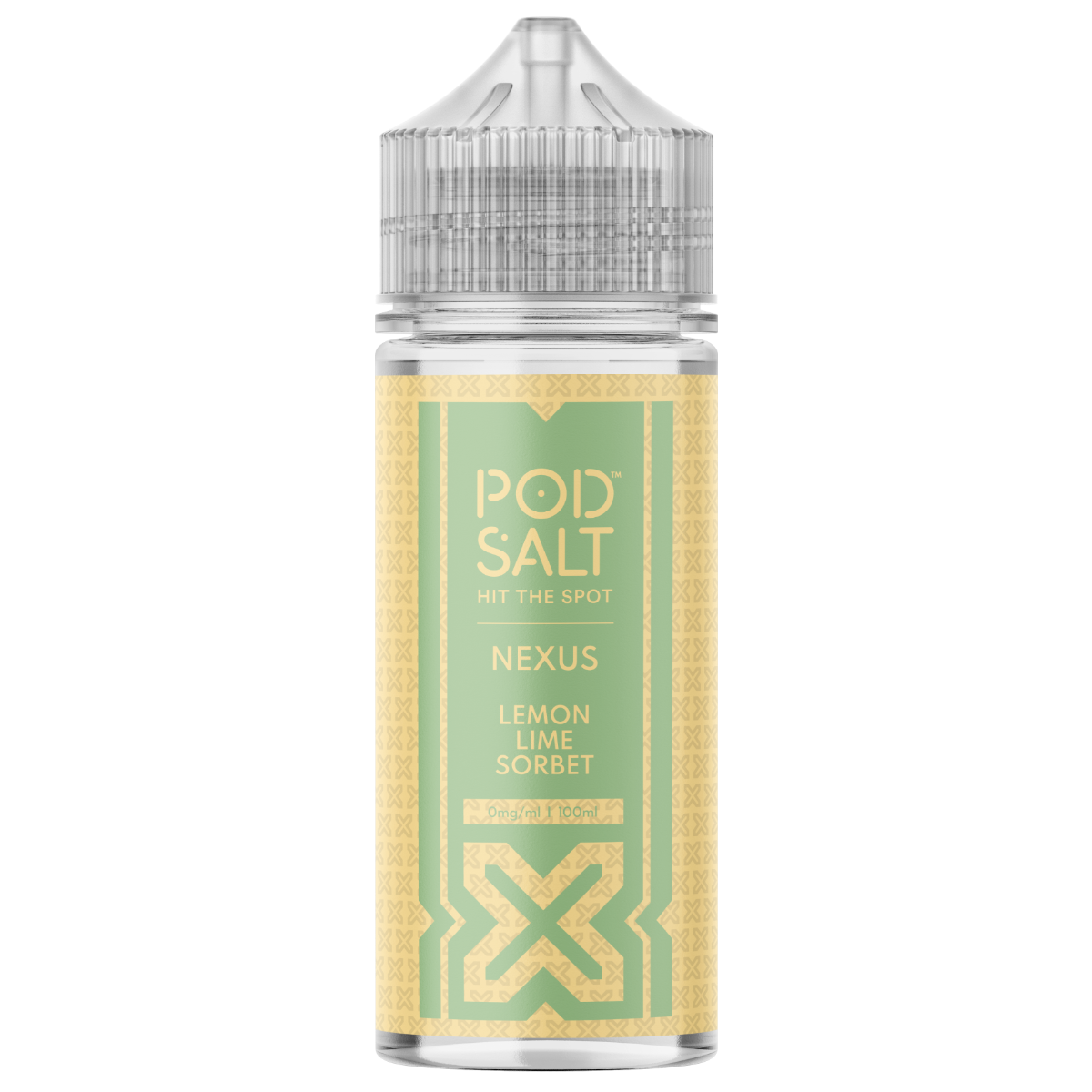 Pod Salt Nexus Lemon Lime Sorbet 100ml Shortfill E-Liquid