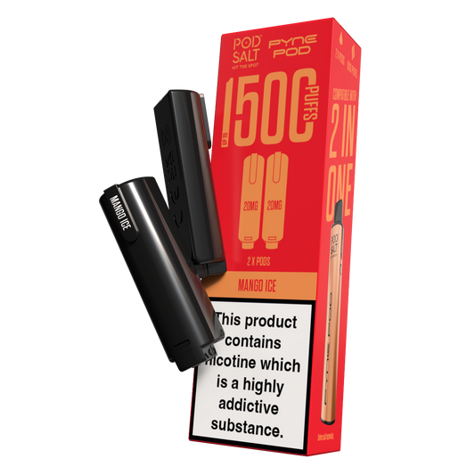 Pod Salt Pyne Pod 2 in One Pods Mango Ice