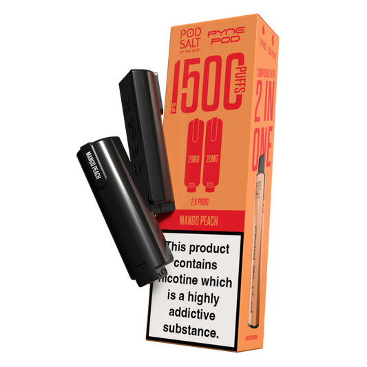 Pod Salt Pyne Pod 2 in One Pods Mango Peach