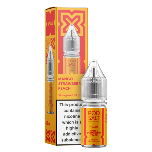 Nexus Mango Strawberry Peach 10ml Nicotine Salt E-Liquid