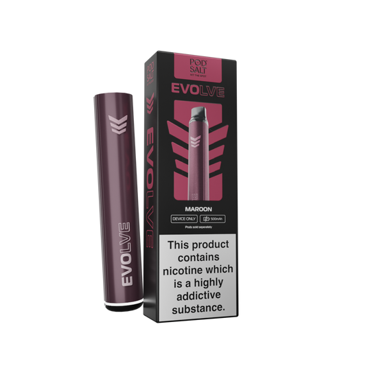 Pod Salt Evolve Device Only - Maroon