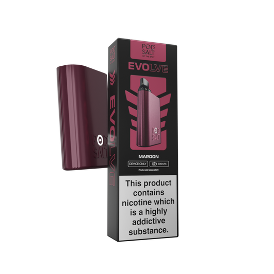 Pod Salt Evolve Device Only - Maroon (Box)