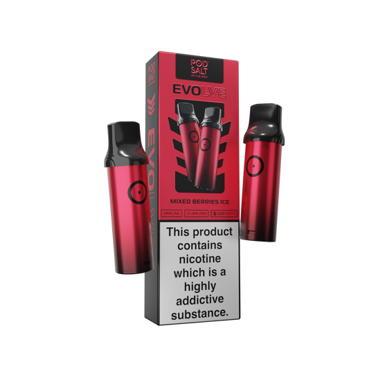 Pod Salt Evolve Pods Mixed Berries Ice