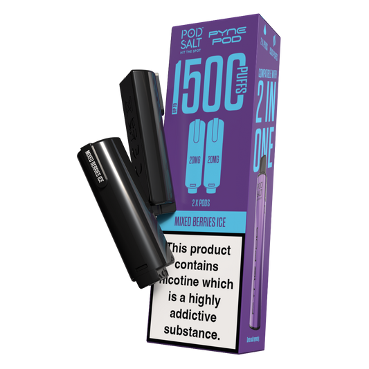 Pod Salt Pyne Pod 2 in One Pods Mixed Berries Ice