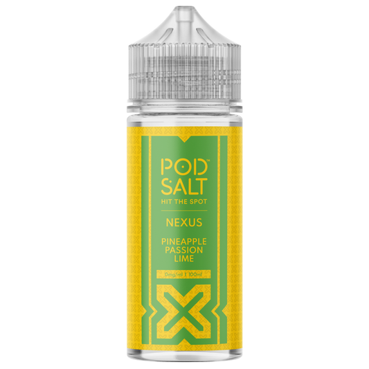 Pod Salt Nexus Pineapple Passion Lime 100ml Shortfill E-Liquid