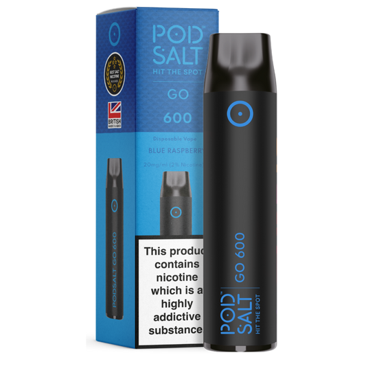Pod Salt GO 600 Blue Raspberry Disposable Device